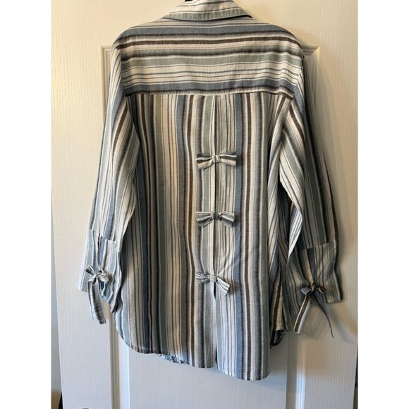 Fresh FX Ladies Large Striped Shirt - Picture 2 of 6
